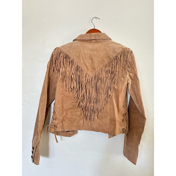 Forever 21 Fringe Leather Jacket - Picture 4 of 6